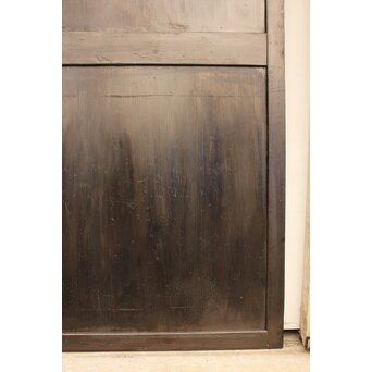 田舎風時代民藝帯戸 4枚1組　D159 