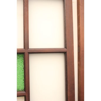 ダイア色ガラスの細分ガラス戸 4枚1組  GD1057 