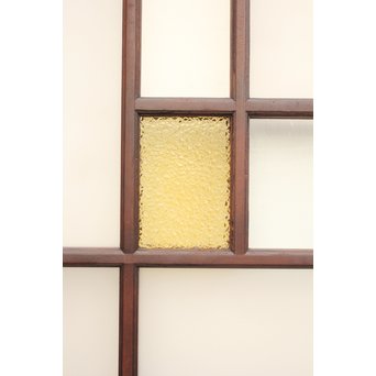 ダイア色ガラスの細分ガラス戸 4枚1組  GD1057 