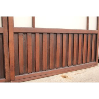 ダイア色ガラスの細分ガラス戸 4枚1組  GD1057 