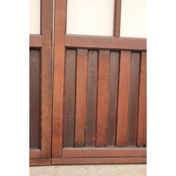 ダイア色ガラスの細分ガラス戸 4枚1組  GD1057 