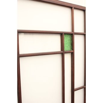 ダイア色ガラスの細分ガラス戸 4枚1組  GD1057 