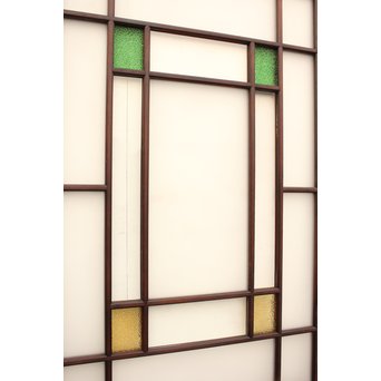 ダイア色ガラスの細分ガラス戸 4枚1組  GD1057 