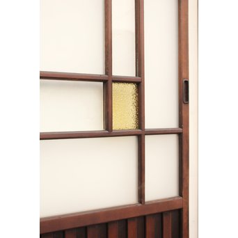 ダイア色ガラスの細分ガラス戸 4枚1組  GD1057 