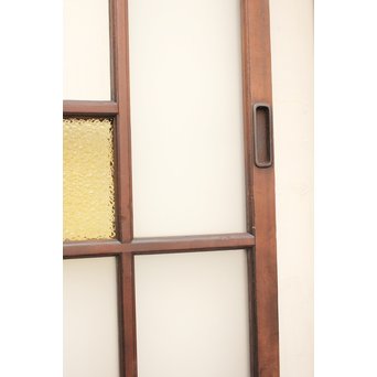 ダイア色ガラスの細分ガラス戸 4枚1組  GD1057 