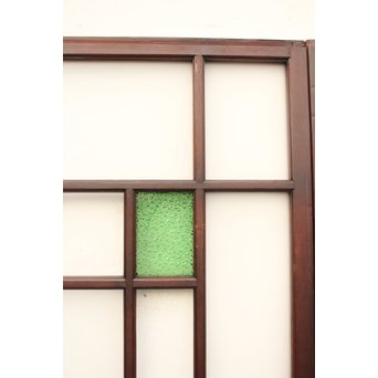 ダイア色ガラスの細分ガラス戸 4枚1組  GD1057 