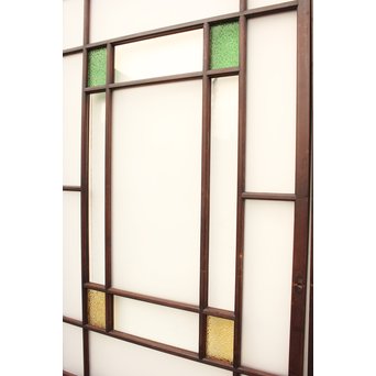 ダイア色ガラスの細分ガラス戸 4枚1組  GD1057 