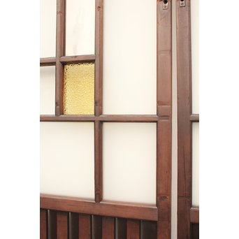 ダイア色ガラスの細分ガラス戸 4枚1組  GD1057 