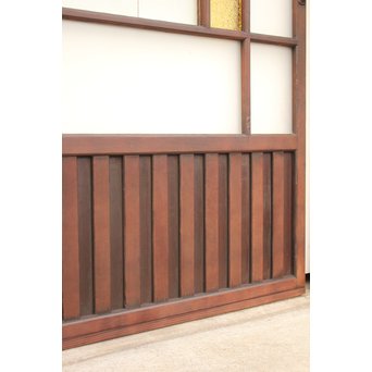 ダイア色ガラスの細分ガラス戸 4枚1組  GD1057 