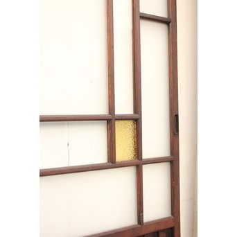 ダイア色ガラスの細分ガラス戸 4枚1組  GD1057 