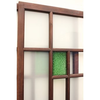 ダイア色ガラスの細分ガラス戸 4枚1組  GD1057 