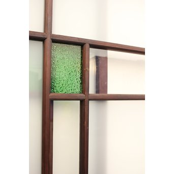 ダイア色ガラスの細分ガラス戸 4枚1組  GD1057 