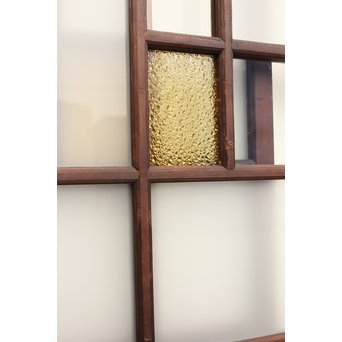 ダイア色ガラスの細分ガラス戸 4枚1組  GD1057 