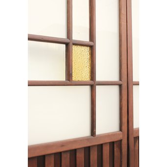 ダイア色ガラスの細分ガラス戸 4枚1組  GD1057 