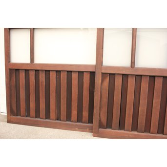 ダイア色ガラスの細分ガラス戸 4枚1組  GD1057 