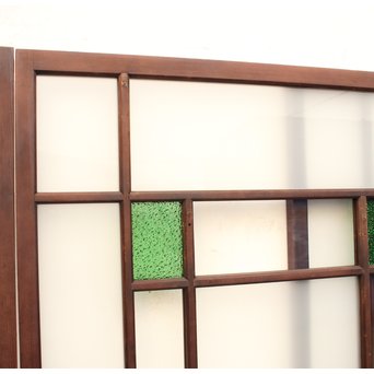 ダイア色ガラスの細分ガラス戸 4枚1組  GD1057 