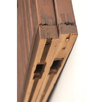 ダイア色ガラスの細分ガラス戸 4枚1組  GD1057 