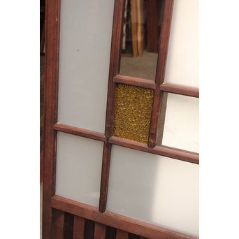 ダイア色ガラスの細分ガラス戸 4枚1組  GD1057 