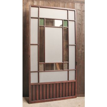 ダイア色ガラスの細分ガラス戸 4枚1組  GD1057 