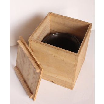 中川浄益 棒先型砂張建水　K523 