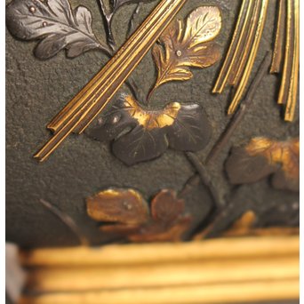 熊谷勝明 象嵌香炉　K531 