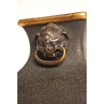 熊谷勝明 象嵌香炉　K531 