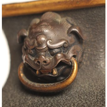 熊谷勝明 象嵌香炉　K531 