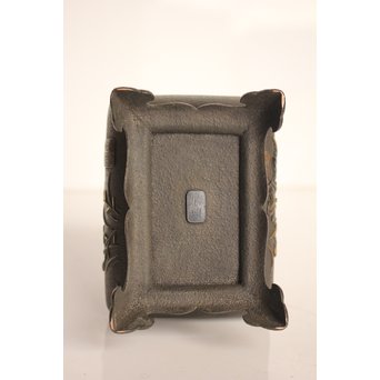 熊谷勝明 象嵌香炉　K531 