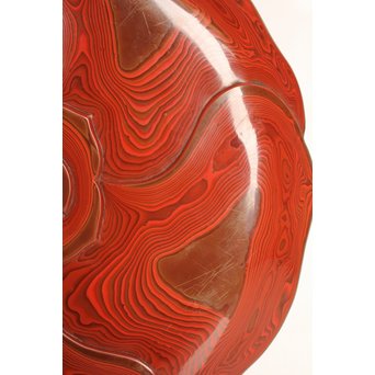 玉緒象谷 堆朱香盆/煎茶盆　K534 