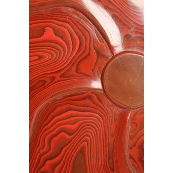 玉緒象谷 堆朱香盆/煎茶盆　K534 