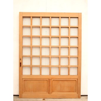 白木升格子蔵戸　W548