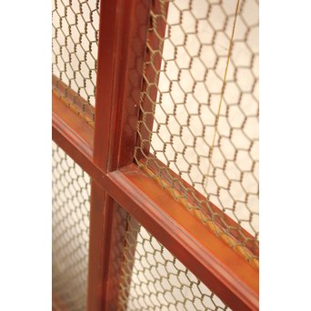 春慶塗風 升格子蔵戸　W549 