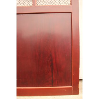 春慶塗風 升格子蔵戸　W549 