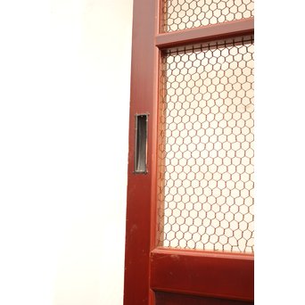 春慶塗風 升格子蔵戸　W549 