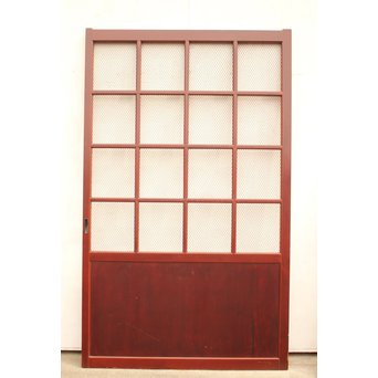 春慶塗風 升格子蔵戸　W549