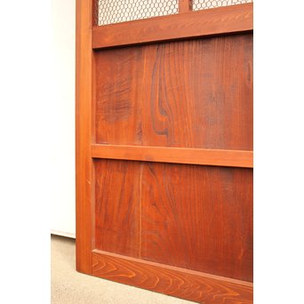 春慶塗風 升格子蔵戸　W549 