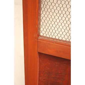 春慶塗風 升格子蔵戸　W549 