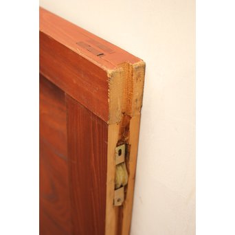 春慶塗風 升格子蔵戸　W549 