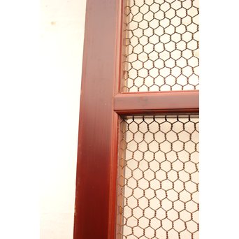 春慶塗風 升格子蔵戸　W549 