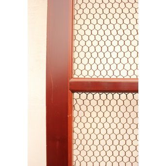 春慶塗風 升格子蔵戸　W549 