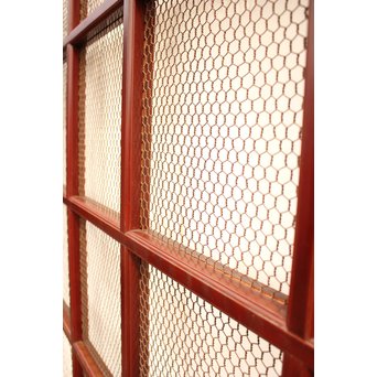 春慶塗風 升格子蔵戸　W549 