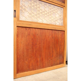 組子ガラスの帯戸 4枚1組　GD1058 