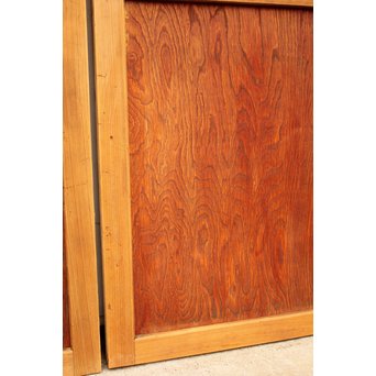 組子ガラスの帯戸 4枚1組　GD1058 