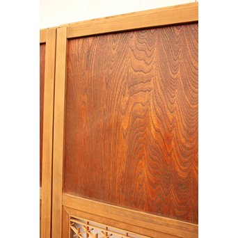 組子ガラスの帯戸 4枚1組　GD1058 