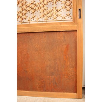 組子ガラスの帯戸 4枚1組　GD1058 