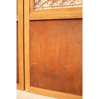 組子ガラスの帯戸 4枚1組　GD1058 