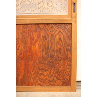 組子ガラスの帯戸 4枚1組　GD1058 