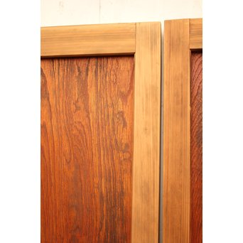 組子ガラスの帯戸 4枚1組　GD1058 