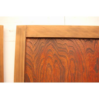 組子ガラスの帯戸 4枚1組　GD1058 