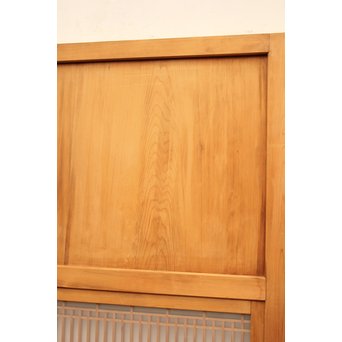 組子ガラスの白木帯戸 4枚1組　GD1059 